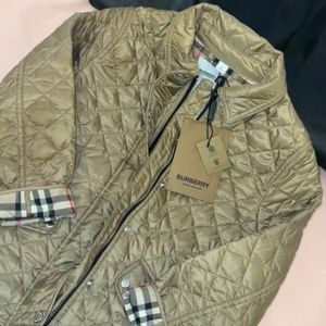 Kids Burberry Quilted Jacket